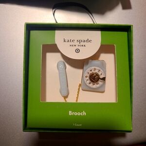Kate Spade Telephone Brooch For Target nib